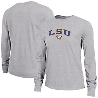 Women's Champion LSU Tigers Arch Over Logo Long Sleeve T-Shirt