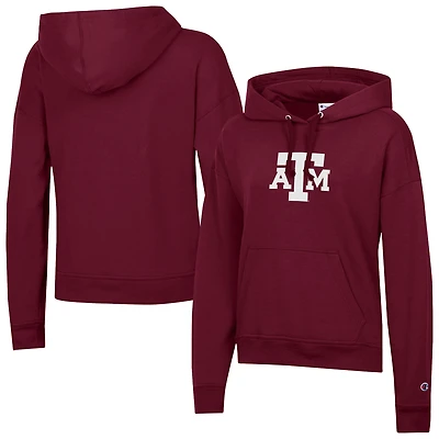 Women's Champion Maroon Texas A&M Aggies Powerblend Fleece Hoodie