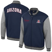 Men's Colosseum Navy Arizona Wildcats Ambi-Turner Full-Zip Varsity Jacket