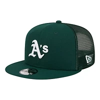 Youth New Era  Green Athletics 9FIFTY Trucker Snapback Hat