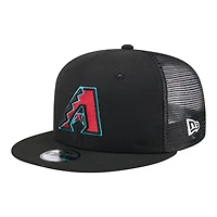 Youth New Era  Black Arizona Diamondbacks 9FIFTY Trucker Snapback Hat