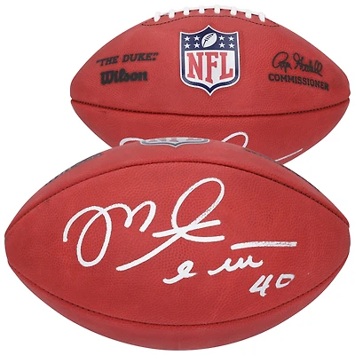 Mike Alstott Tampa Bay Buccaneers Autographed Wilson Duke Full Color Football