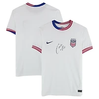 Carli Lloyd USWNT Autographed 2024 White Nike Jersey  - Front Signed