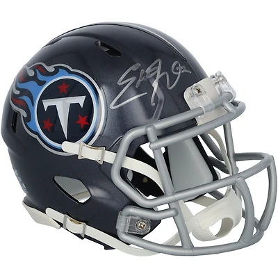 Eddie George Tennessee Titans Autographed Riddell Speed Mini Helmet