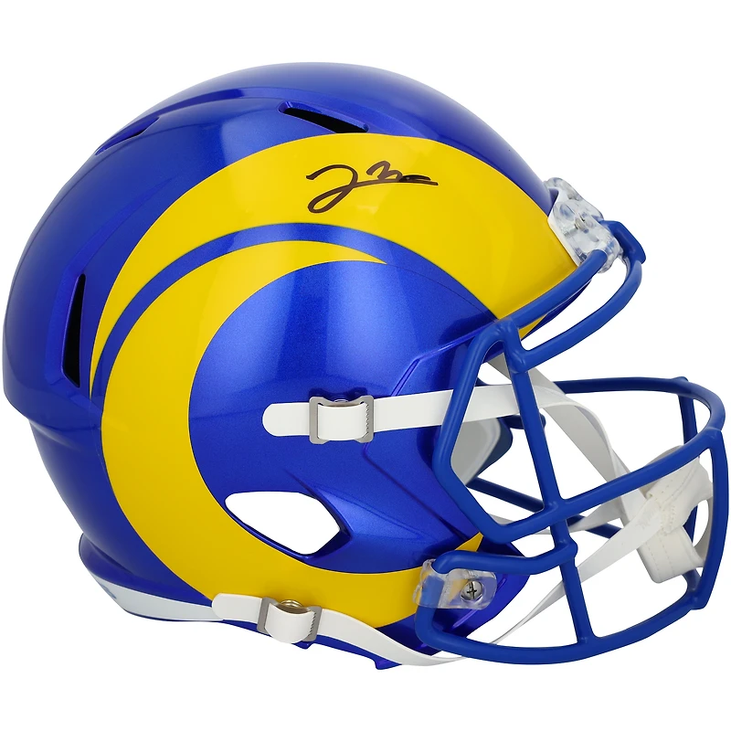 Jared Verse Los Angeles Rams Autographed Riddell Speed Replica Helmet