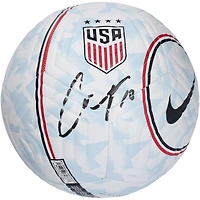 Carli Lloyd USWNT Autographed Nike USA Logo Soccer Ball