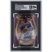 Nolan Ryan Houston Astros Autographed 2025 Topps Tribute Purple Pillars Of The Game #PTGA-NR #30/50 SGC Authenticated 9/10 Card