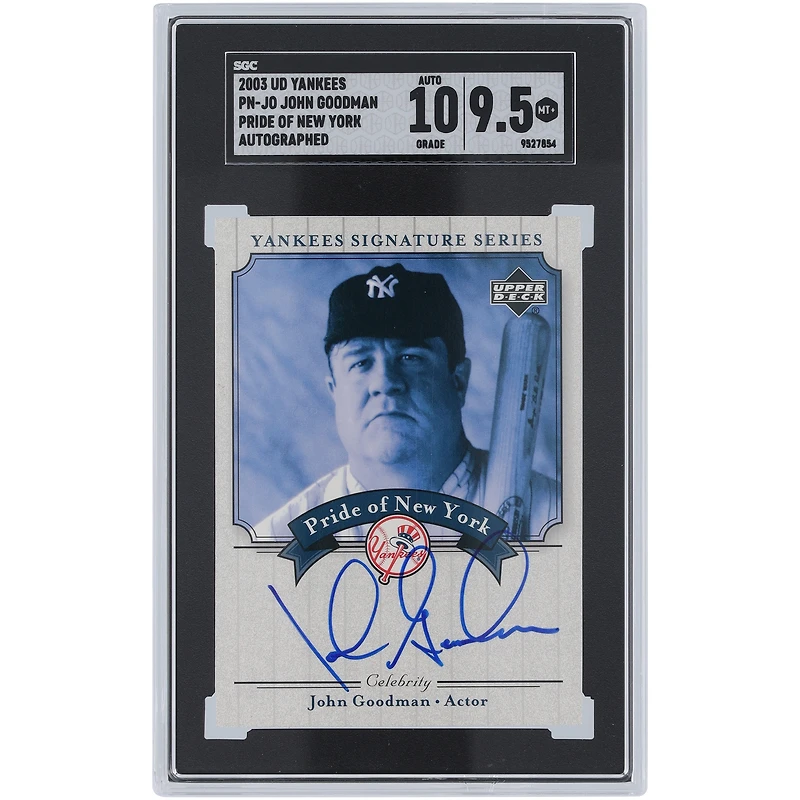 John Goodman New York Yankees Autographed 2003 Upper Deck Yankees Pride Of New York #PN-JO SGC Authenticated 9.5/10 Card