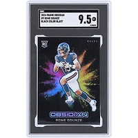 Rome Odunze Chicago Bears 2024 Panini Obsidian Black Color Blast #9 SGC Authenticated 9.5 Rookie Card