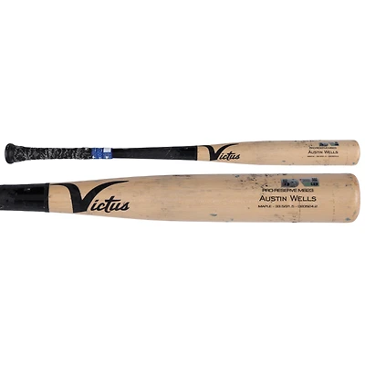 Austin Wells New York Yankees Game-Used Tan Victus Broken Bat vs. Baltimore Orioles on July 13, 2024