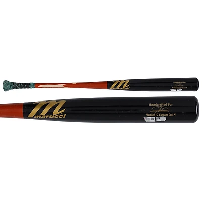 Jasson Domínguez New York Yankees Game-Used Black Marucci Broken Bat vs. San Francisco Giants on April 13, 2025