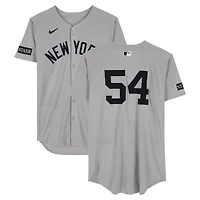 Max Fried New York Yankees Game-Used #54 Gray Nike Jersey vs. Kansas City Royals on June 10, 2025