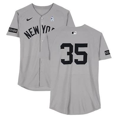 Cody Bellinger New York Yankees Game-Used #35 Gray Nike Jersey vs. Boston Red Sox on June 15, 2025