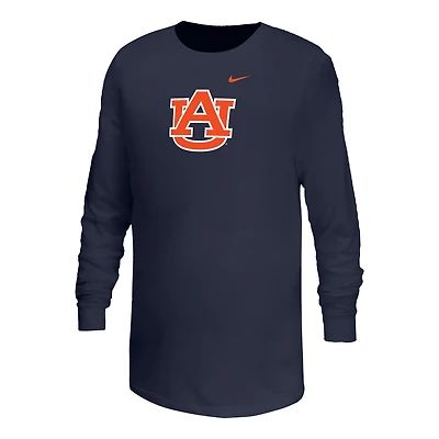 Youth Nike  Navy Auburn Tigers Core Long Sleeve T-Shirt