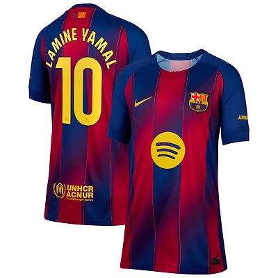 Youth Nike Lamine Yamal Blue Barcelona 2025/26 Home Replica Player Jersey
