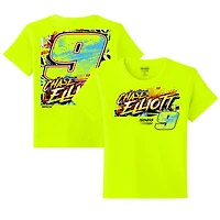 Youth Hendrick Motorsports Team Collection  Neon Green Chase Elliott Name & Number #9 T-Shirt