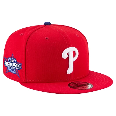 Men's New Era  Red Philadelphia Phillies 2026 All-Star Game Side Patch 9FIFTY Snapback Hat