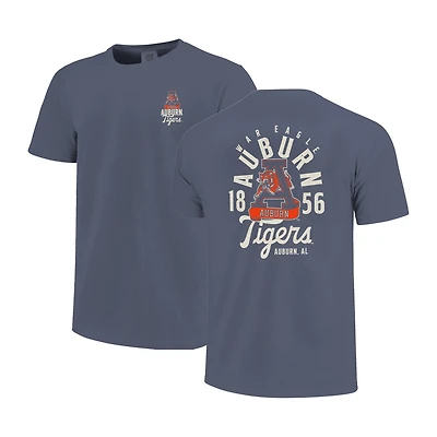 Youth Navy Auburn Tigers Comfort Colors Mascot Overlay T-Shirt