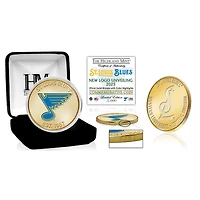Highland Mint St. Louis Blues New Logo Bronze Coin