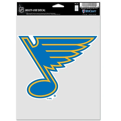 WinCraft St. Louis Blues 5.5" x 7.75" Fan Decal