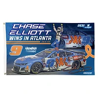 WinCraft Chase Elliott 2025 Quaker State 400 Race Win 3' x 5' One-Sided Deluxe Flag