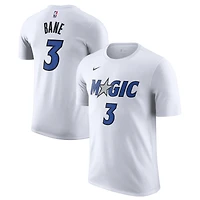 Men's Nike Desmond Bane White Orlando Magic Association Edition Name & Number T-Shirt