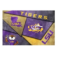 LSU Tigers 16" x 24" Mosaic Poster