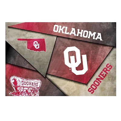 Oklahoma Sooners 16" x 24" Mosaic Poster
