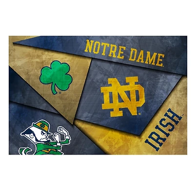 Notre Dame Fighting Irish 16" x 24" Mosaic Poster