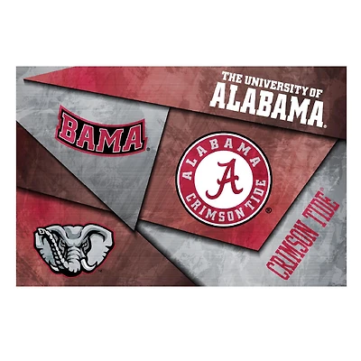 Alabama Crimson Tide 16" x 24" Mosaic Poster
