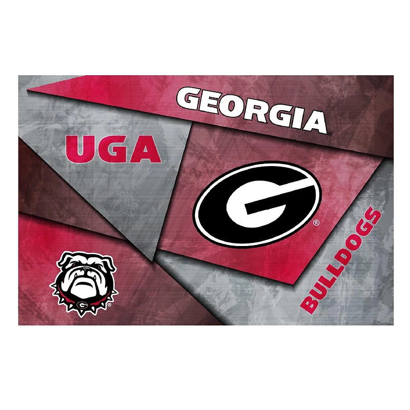 Georgia Bulldogs 16" x 24" Mosaic Poster