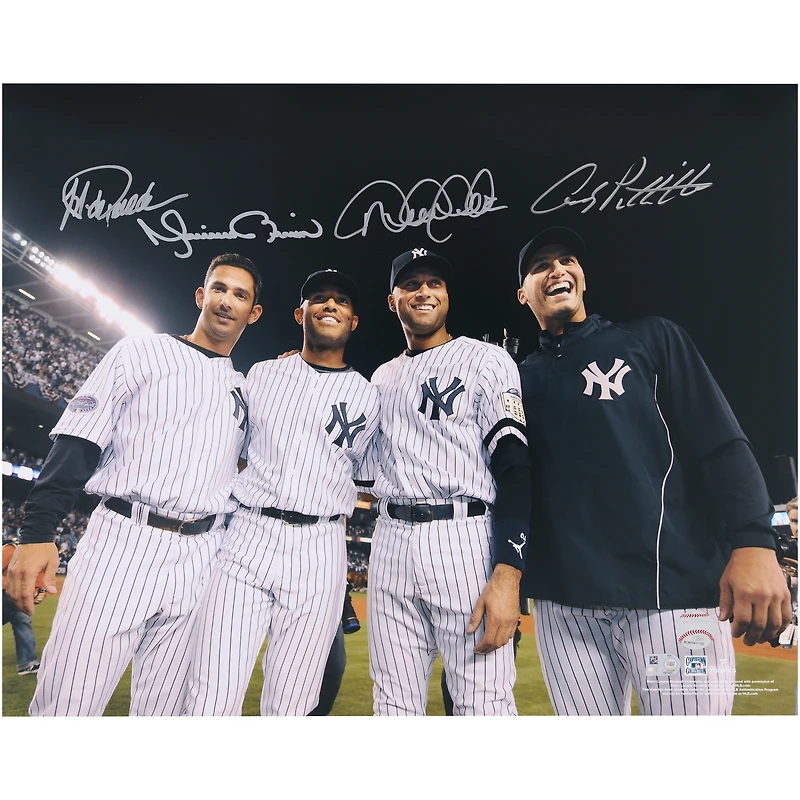 Derek Jeter, Andy Pettitte, Jorge Posada & Mariano Rivera New York Yankees Autographed 16" x 20" Core Four Photograph