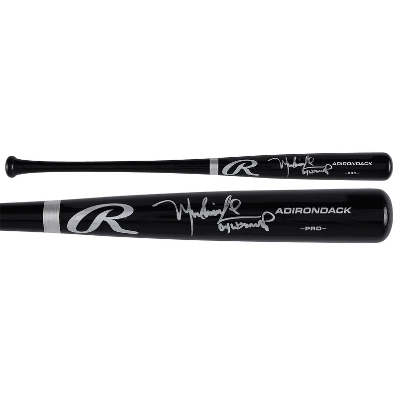 Manny Ramirez Boston Red Sox Autographed Black Rawlings Pro Bat with "04 WS MVP" Inscription