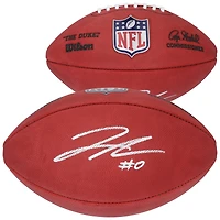 Jahmyr Gibbs Detroit Lions Autographed Wilson Duke Full Color Football