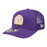 Men's New Era Purple Washington Huskies Patched 9SEVENTY Trucker Adjustable Hat