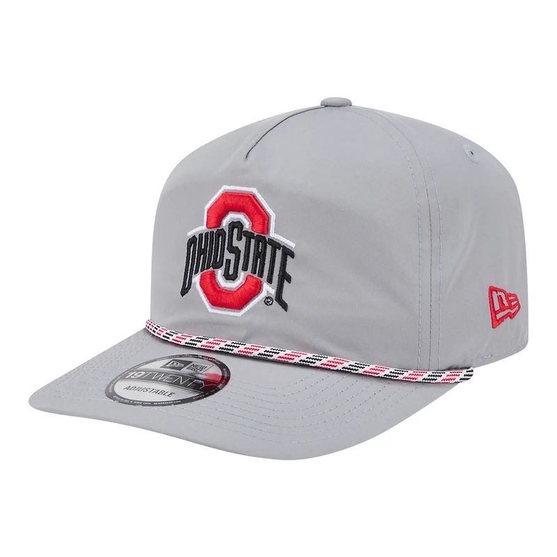 Men's New Era Gray Ohio State Buckeyes 19TWENTY Adjustable Hat