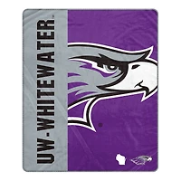 Pegasus Wisconsin-Whitewater Warhawks 50" x 60" Endzone Ultra Soft Throw Blanket
