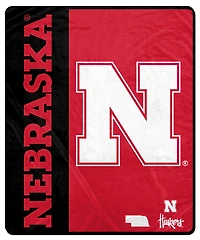 Pegasus Nebraska Huskers 50" x 60" Endzone Ultra Soft Throw Blanket