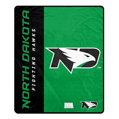 Pegasus North Dakota 50" x 60" Endzone Ultra Soft Throw Blanket