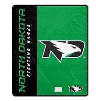 Pegasus North Dakota 50" x 60" Endzone Ultra Soft Throw Blanket