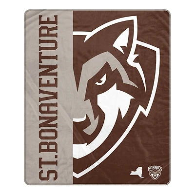 Pegasus St. Bonaventure Bonnies 50" x 60" Endzone Ultra Soft Throw Blanket