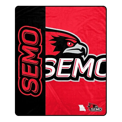 Pegasus SEMO Redhawks 50" x 60" Endzone Ultra Soft Throw Blanket