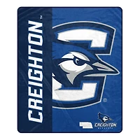 Pegasus Creighton Bluejays 50" x 60" Endzone Ultra Soft Throw Blanket
