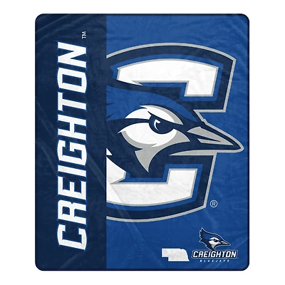 Pegasus Creighton Bluejays 50" x 60" Endzone Ultra Soft Throw Blanket