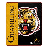 Pegasus Grambling Tigers 50" x 60" Endzone Ultra Soft Throw Blanket