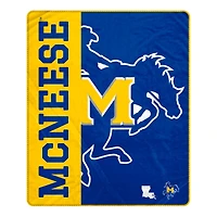 Pegasus McNeese State Cowboys 50" x 60" Endzone Ultra Soft Throw Blanket