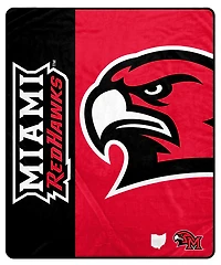 Pegasus Miami University RedHawks 50" x 60" Endzone Ultra Soft Throw Blanket