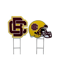 Pegasus Bethune-Cookman Wildcats Logo and Helmet Two-Piece Yard Sign Set