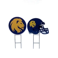 Pegasus East Texas A&M University Lions Logo and Helmet Two-Piece Yard Sign Set