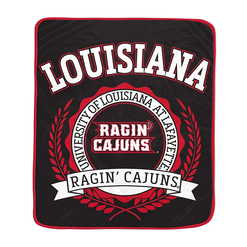 Pegasus Louisiana Ragin' Cajuns 50" x 60" University Crest Ultra Soft Blanket